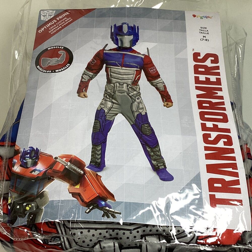 Disguise Transformers Optimus Prime Costume Youth Size M 7-8